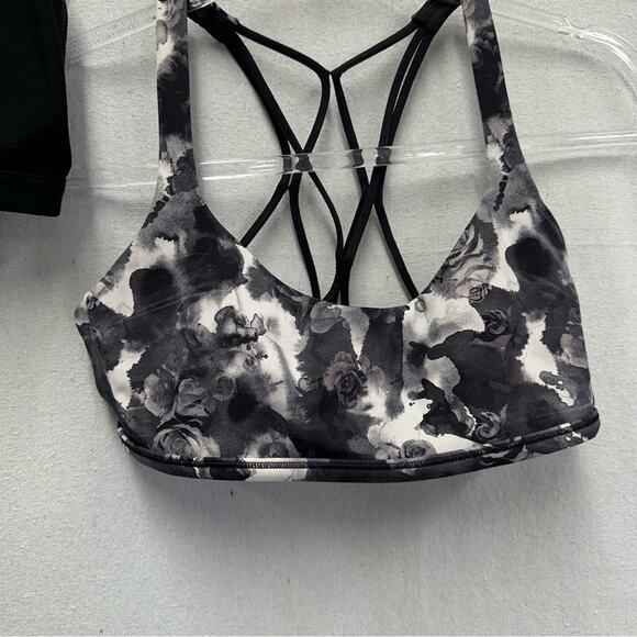 Lululemon Free To Be Zen Bra Mini Obscurred Black Dusty Mauve/Black size 8 - Picture 4 of 14